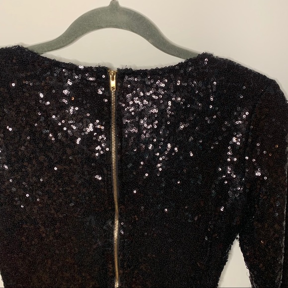 Black Sparkling Dress - Picture 3 of 4